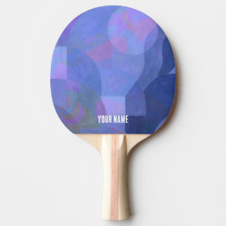 Middernachtbogen - Indigo Abstracte geometrie Tafeltennisbatje