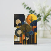 Middernachtbos op de planeet Mercurius #1 Briefkaart (Staand voorkant)