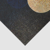 Middernachtbos op de planeet Mercurius #1      Tissuepapier (Detail)
