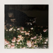 Middernachtelijke Bloeiende Katten Legpuzzel (Horizontaal)