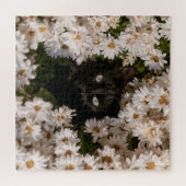 Middernachtelijke Bloeiende Katten Legpuzzel (Horizontaal)