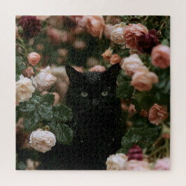 Middernachtelijke Bloeiende Katten Legpuzzel