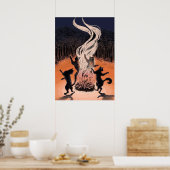 Middernachtelijke Feestvreugde Poster (Keuken)