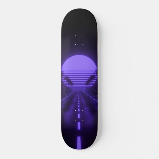 Middernachtelijke rit  persoonlijk skateboard (Voorkant)