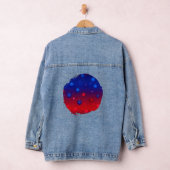 Middernachtelijke vonk en slingerende glans denim jacket (Hangar)