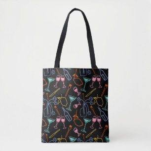 middernachtfeest tote bag