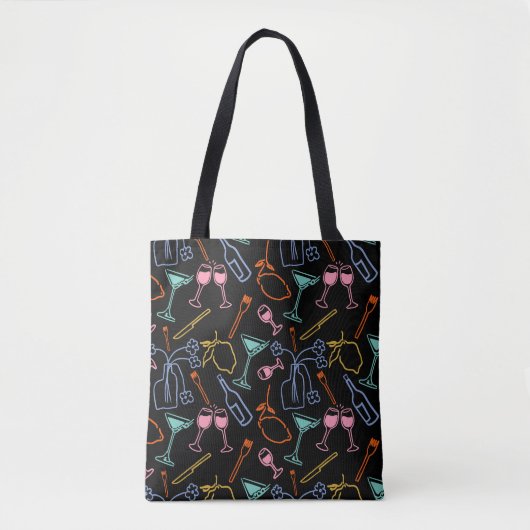 middernachtfeest tote bag (Voorkant)