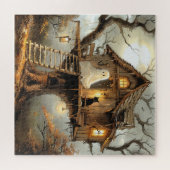 Middernachtgasten bij de Lantern Tree Legpuzzel (Horizontaal)