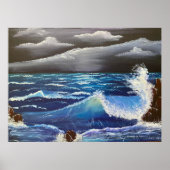 middernachtgolf poster (Voorkant)