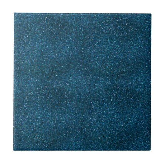 Middernachtgroene Glitter Tegeltje (Voorkant)
