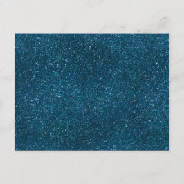Middernachtgroene Glitters Briefkaart