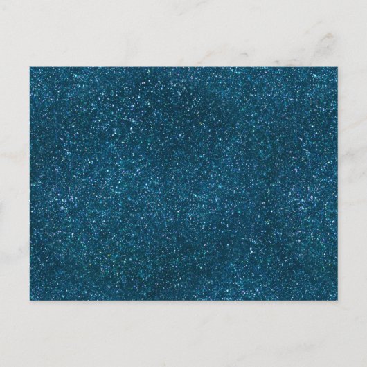 Middernachtgroene Glitters Briefkaart (Voorkant)