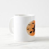 Middernachtheks in de lucht koffiemok (Voorkant links)