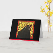 MIDDERNACHTKRAAI KAART (Gele Bloem)