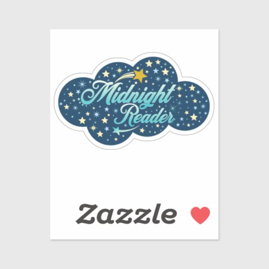 Middernachtlezer Sticker (Vel)