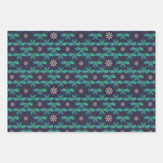 middernachtlibel inpakpapier vel (Voorkant 2)