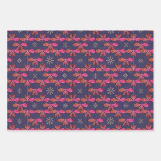 middernachtlibel inpakpapier vel (Voorkant)