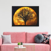 MIDDERNACHTMAAN CANVAS AFDRUK (Insitu (Woonkamer))