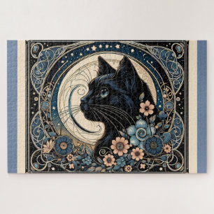 Middernachtmuze in een Lijst met kroonblaadjes Legpuzzel