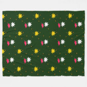 Middernachtpoëzie Fleece Deken (Voorkant (Horizontaal))