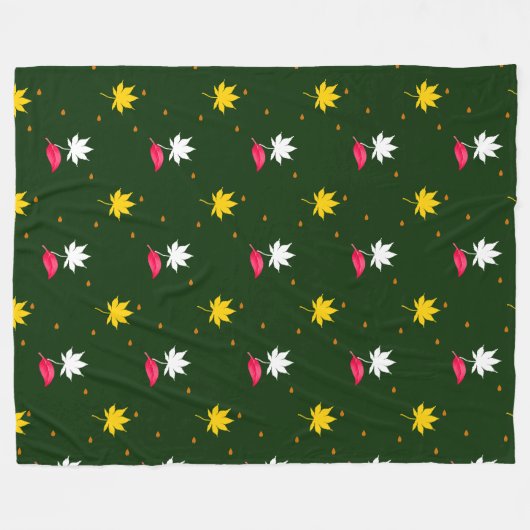 Middernachtpoëzie Fleece Deken (Voorkant (Horizontaal))