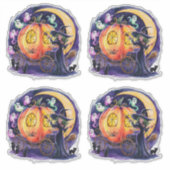 Middernachtrit van een heks sticker (Voorkant)