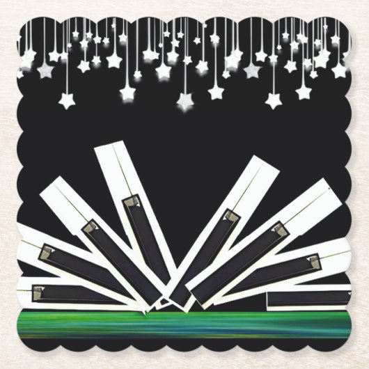 MIDDERNACHTSLEUTELS KARTONNEN ONDERZETTERS (Voorkant)