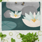 Middernachtvijver Vuur­sala­man­der Theedoek (Gevouwen)