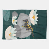 Middernachtvijver Vuur­sala­man­der Theedoek (Horizontaal)