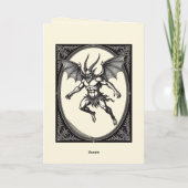 Middernachtvlucht De Gaap-demon rijst Kaart (Achterkant)