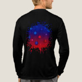 Middernachtvonk en Tinselgloed Tri-Blend Shirt (Achterkant volledig)