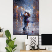 Middernachtwals – Regenachtige romance in hedendaa Poster (Thuiskantoor)