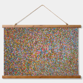 Middernachtzon sokken hangend wandkleed