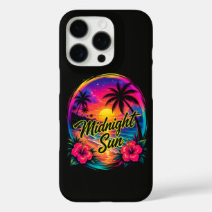 Middernachtzon Tropisch Strand Zonsondergang iPhone 16 Pro Hoesje