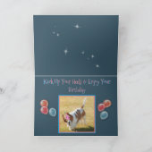 "Middle Age" Funny Birthday Kaart W / Schattige Ba (Binnen)