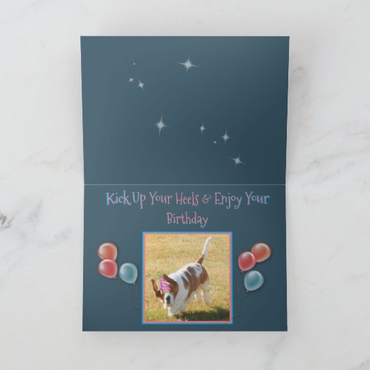 "Middle Age" Funny Birthday Kaart W / Schattige Ba (Binnen)