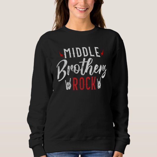 Middle Brothers Rock Middle Brother Trui (Voorkant)