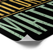 Middle Children Funny Quote Sibling Day Poster (Hoek)