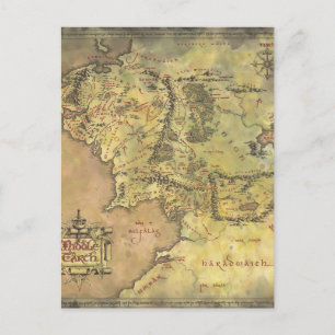 MIDDLE EARTH™ #2 Map Briefkaart