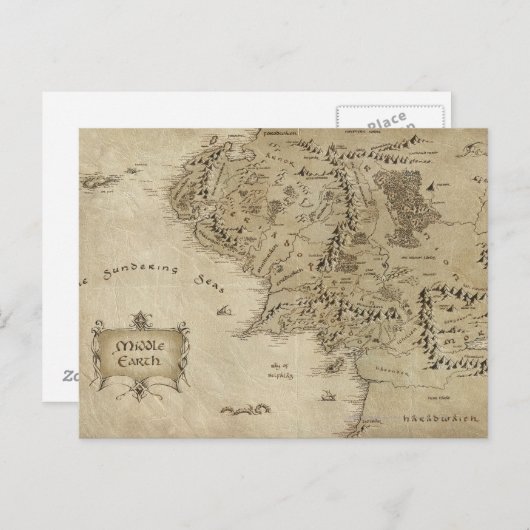MIDDLE-EARTH™ BRIEFKAART (Voorkant / Achterkant)