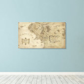 MIDDLE EARTH™ CANVAS AFDRUK (Insitu (Houten vloer))