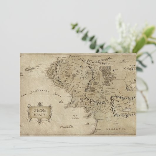 MIDDLE EARTH™ KAART (Staand voorkant)