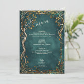 Middle-earth Majesteitelijke Bruiloft Menu (Staand voorkant)