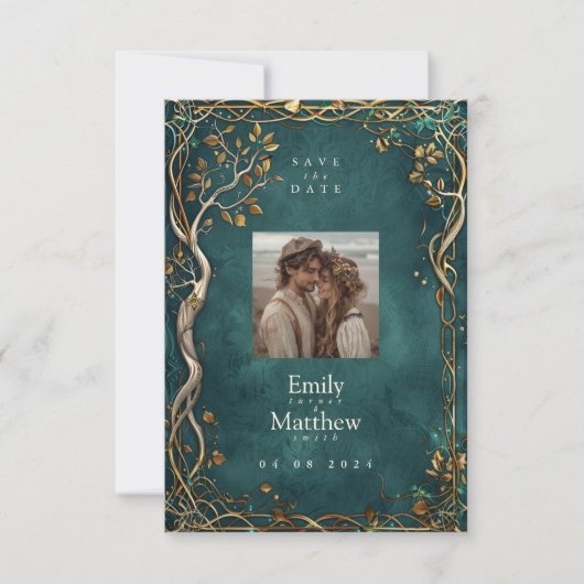 Middle-earth Majesteitelijke Bruiloft Save The Date (Voorkant)
