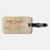 MIDDLE EARTH™ Map Bagagelabel (Achterkant horizontaal)