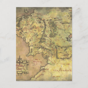 MIDDLE EARTH™ Map Briefkaart