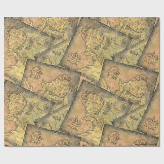 MIDDLE EARTH™ Map Cadeaupapier (Vlak)