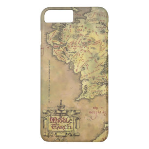 MIDDLE EARTH™ Map iPhone 8/7 Plus Hoesje