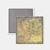 MIDDLE EARTH™ Map Magneet (Voorkant / Achterkant)