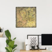 MIDDLE EARTH™ Map Poster (Thuiskantoor)